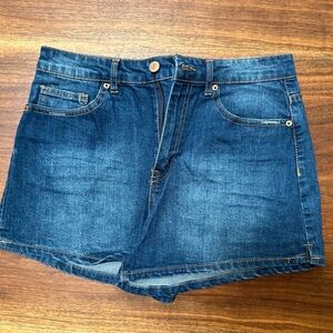 Forever 21 Dark Blue Jean Shorts